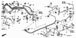 46330SNAA00 - Chassis: PIPE C, BRAKE for Honda Image