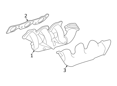 Exhaust Manifold for 2007 Buick Lucerne #0