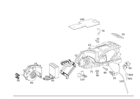 Air Conditioner in the Rear for 2012 Mercedes-Benz S400 #0