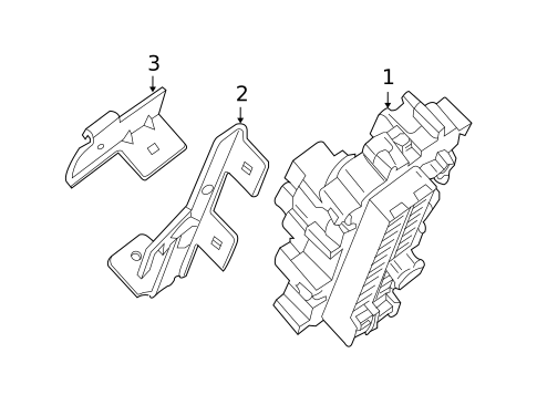 Fuse & Relay for 2010 Nissan Sentra #1