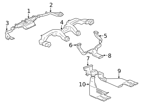 Ducts for 2011 Mitsubishi Endeavor #0