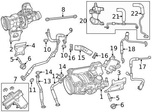 Turbocharger, Supercharger & Ram Air for 2023 Jeep Wagoneer L #0