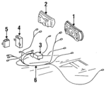 1244600698 - Electrical: Driver Air Bag for Mercedes-Benz Image