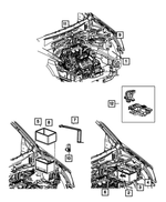5109326AD - Electrical: Battery Tray for Mopar Image