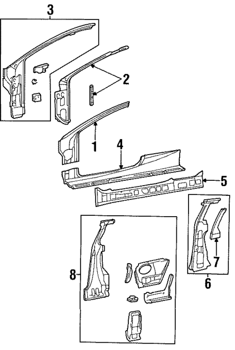 Rocker Panel for 2001 Mercury Cougar #0