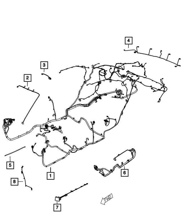 68155282AC - Electrical: Unified Body Wiring for Mopar Image image