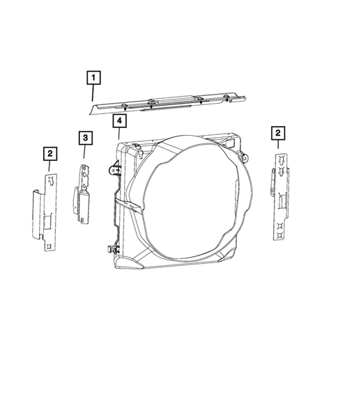 Radiator and Related Parts; Charge Air Cooler for 2016 Jeep Wrangler #2