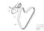 11281482199 - Engine: Mechanical Belt Tensioner for Mini Image