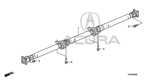 Propeller Shaft for 2011 Acura TL #0