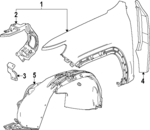 84755322 - : Fender for GMC: Canyon Image