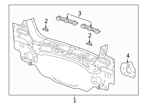 Rear Body for 2019 Buick Encore #0