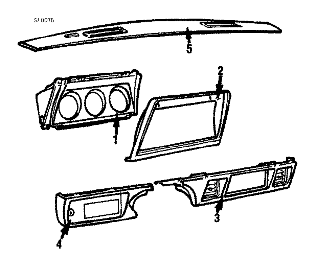 4051725 - Body: Cluster Housing for Mopar Image