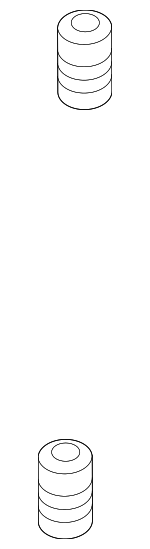 817383R500 - Body: Hood Bumper for Kia: Cadenza, EV6, K5, K900, Optima, Sedona, Soul EV, Sportage, Stinger Image