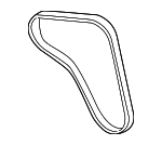 38920RCA305 - : Serpentine Belt for Honda: Accord, Odyssey, Pilot, Ridgeline Image