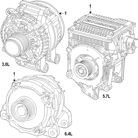 Alternator for 2022 Jeep Grand Wagoneer #1