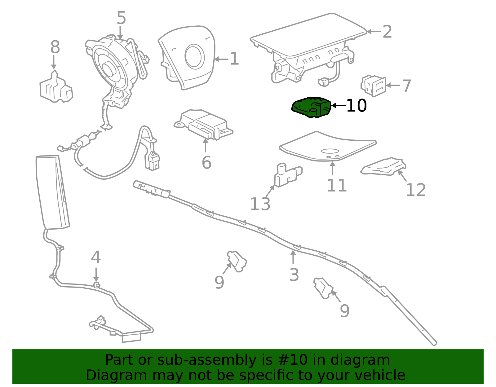 10370151 - High-Quality Airbag Side Impact Sensor Module for 2005-2007 ...