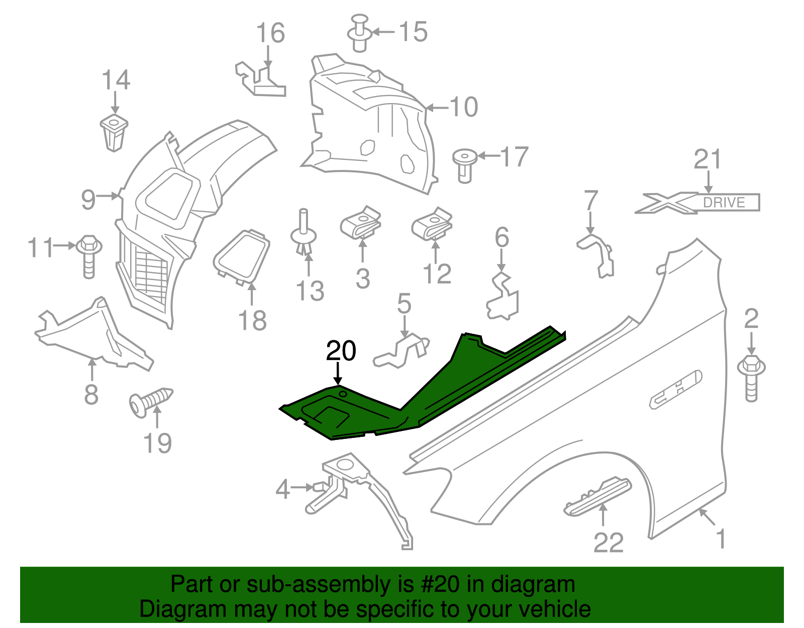 Side Shield - BMW (51767042984)