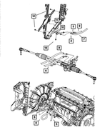 5290351AG - : Power Steering Line for Dodge: Ram 1500 Image