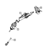 UU28XXXAD - Steering: Steering Column Shroud for Chrysler: 300 | Dodge: Challenger, Charger, Magnum Image