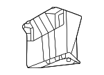 86677CW000 - Body: Bumper Splash Shield for Hyundai Image