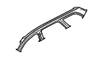 4B9809833A - Body: Roof Side Rail for Audi: A6 Quattro, Allroad Quattro, S6 Image