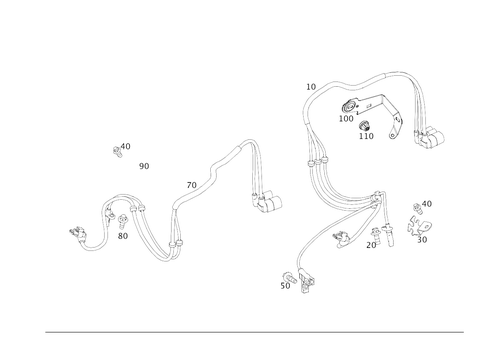 Rear Axle Wiring for 2019 Mercedes-Benz AMG GT #0