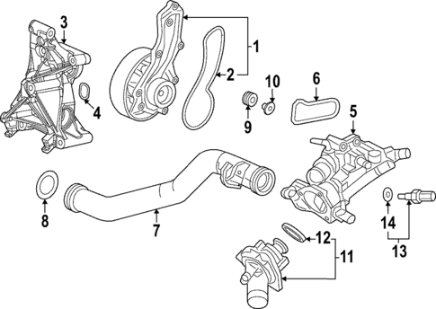 Water Pump for 2023 Honda Civic #0