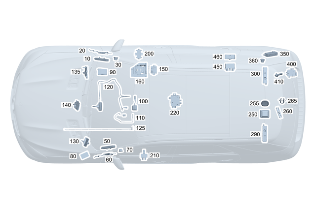 2139055813 - Electrical System: Antenna for Mercedes-Benz Image image