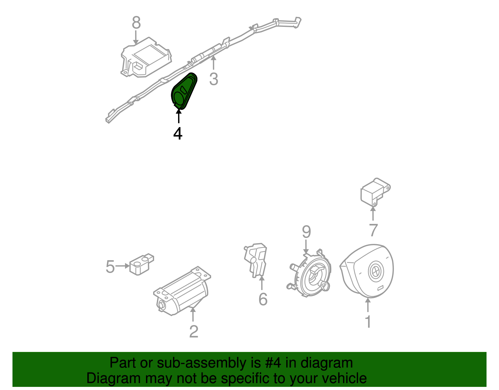 Side Impact Inflator Module - BMW (72-12-7-146-665)