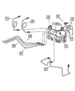 5014869AA - Service Brakes: Anti-lock Brake System Hydraulic Control Unit for Mopar Image image