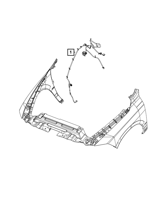 68373454AC - : Dash Right Wiring for Mopar Image