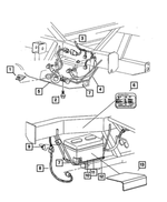 5202588 - Electrical: Battery Retainer for Mopar Image