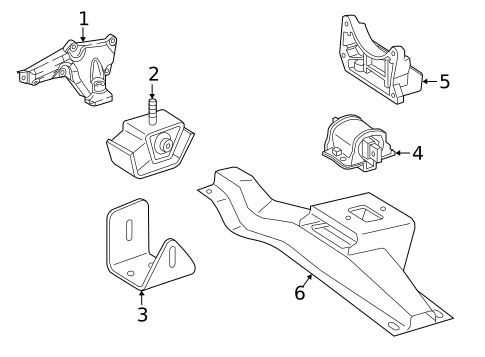 Engine & Trans Mounting for 2018 Mercedes-Benz G550 #0