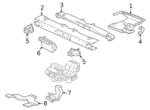Ducts for 2007 Saturn Relay #0