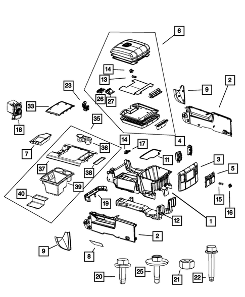 Consoles for 2015 Ram 1500 #1