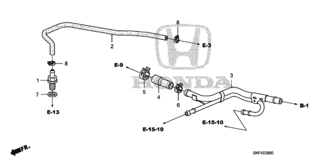 PCV Tube for 2006 Honda Civic #0