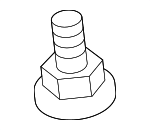 9014940012 - Electrical: High Mount Lamp Screw for Toyota Image image