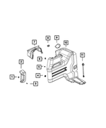 6MM76TX7AC - Interior Trim: Close Out Panel for Mopar Image