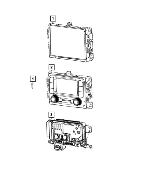Radio, Antenna, Speakers, DVD, and Video systems for 2024 Ram 3500 #0