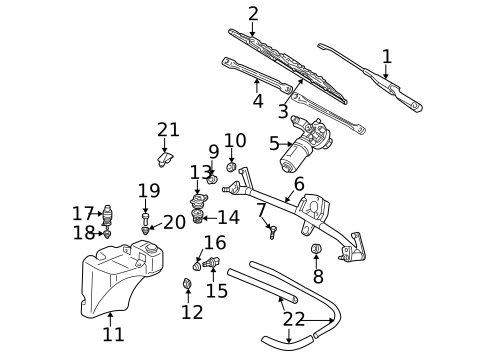Wiper & Washer Components for 2003 Audi S6 #0