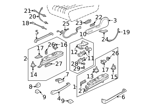 Power Seats for 1994 Chevrolet Camaro #0