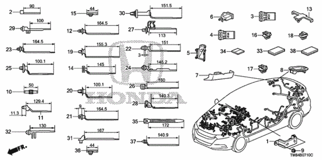 Harness Band - Bracket for 2011 Honda Insight #0