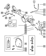 HFV00516 - Front Suspension &amp; Drive: Fuel And Vapor Hose for Mopar Image
