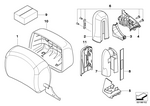 52107843390 - Seats: Headrest Leather Right for BMW Image