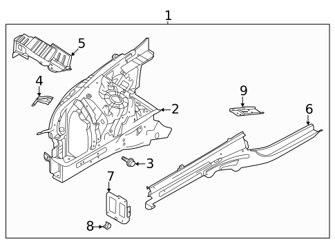 Structural Components & Rails for 2025 Genesis G80 #0