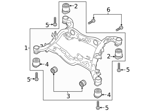 Suspension Mounting for 2020 Audi S6 #1