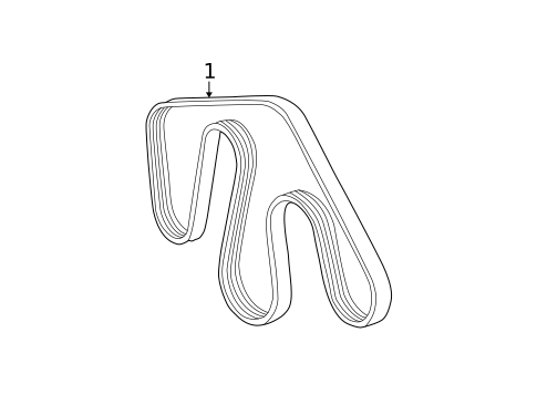 Belts & Pulleys for 2005 Toyota Tundra #1