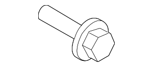 W506863S450 - : Radiator Screw for Ford: Bronco Sport, F-250 Super Duty, F-350 Super Duty, F-450 Super Duty Image