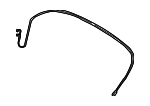 54347119640 - Body: Pressure Hose for BMW: Z4 Image