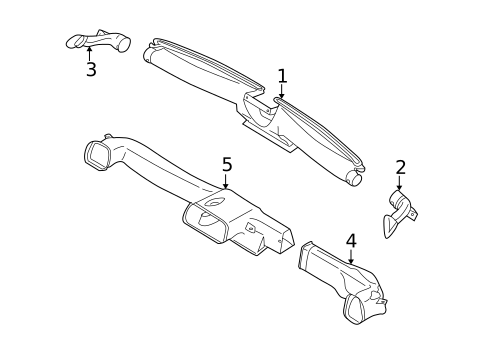 Ducts for 2004 Kia Rio #0